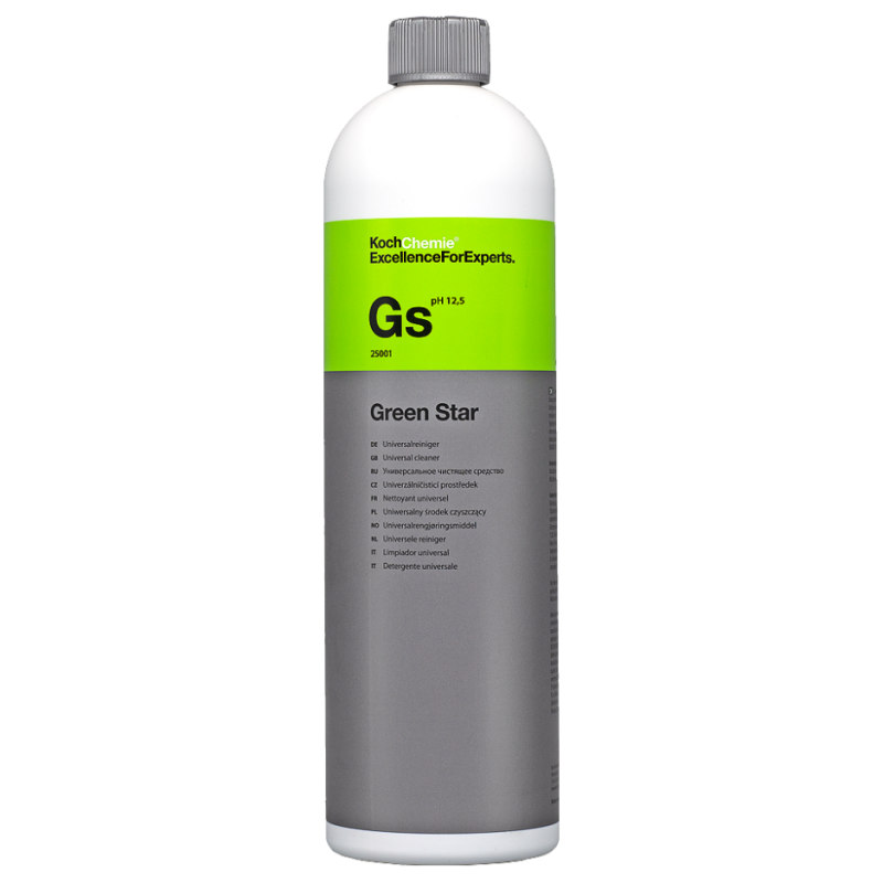 KOCH CHEMIE - GS Καθαριστικό Γενικής Χρήσης Green Star pH12,5 1L – καθαρισμός εξωτερικού αυτοκινήτου