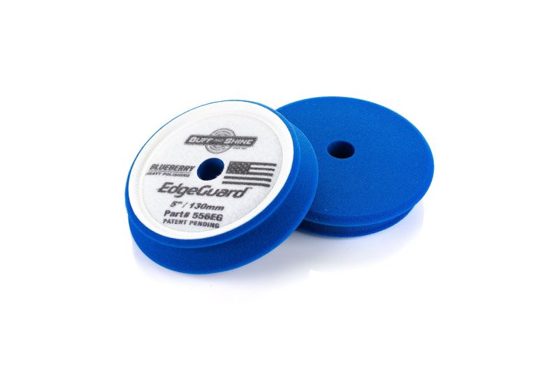 BUFF AND SHINE EdgeGuard Foam Pad, Blueberry, Heavy Polishing