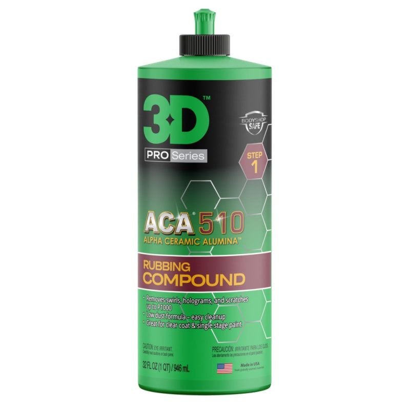3D - ACA 510 Premium Rubbing Compound – αλοιφή γυαλίσματος αυτοκινήτου