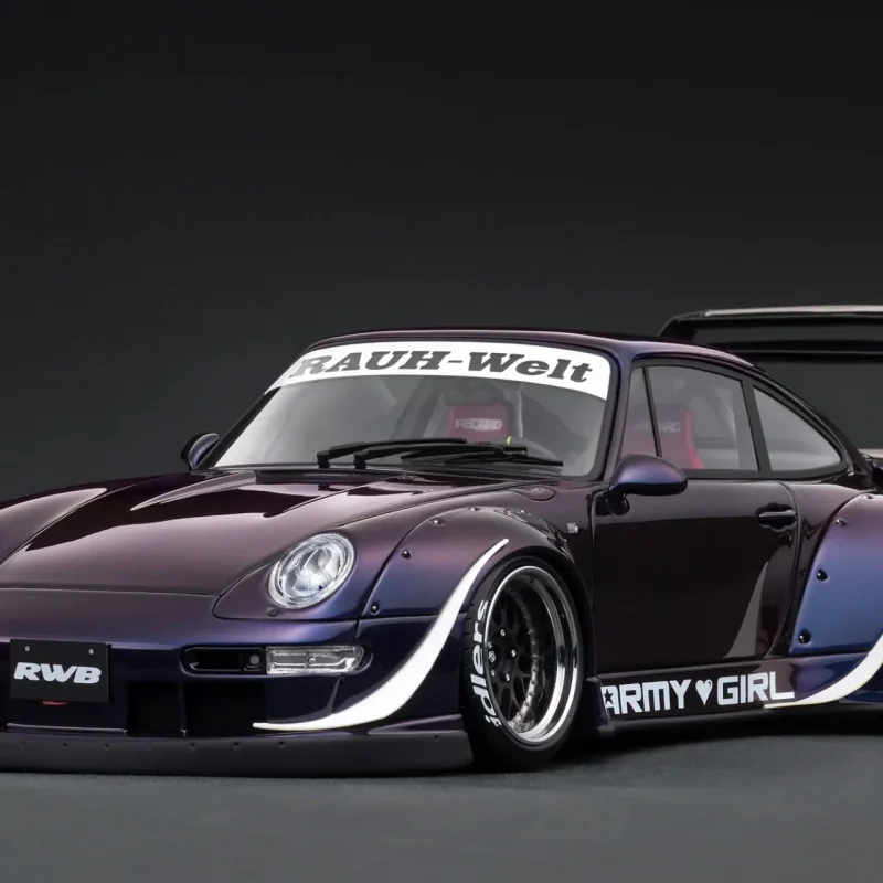 PORSCHE 993 RWB 1:18 - PURPLE METALLIC - Product view 1
