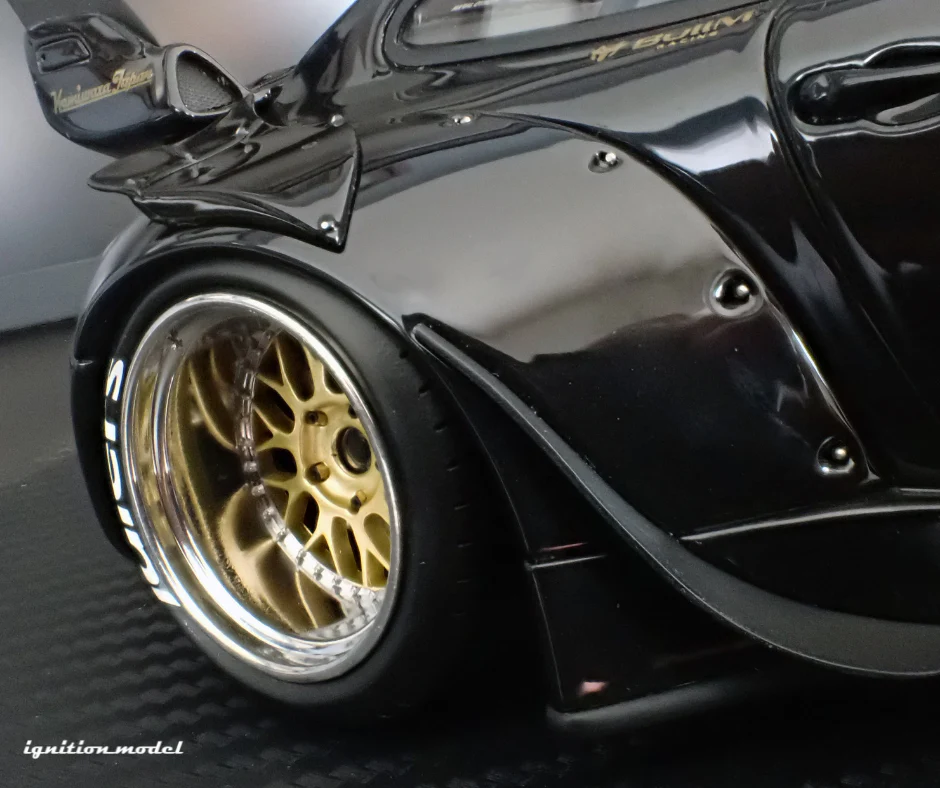 PORSCHE 993 RWB 1:18 - BLACK METALLIC - Product view 5