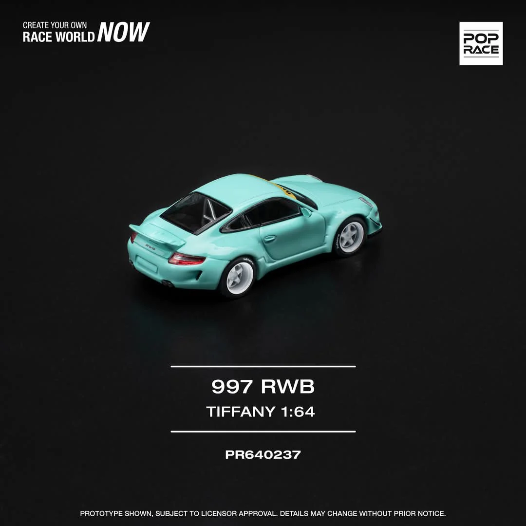 RWB Porsche 997 1:64 miniature Rauh-Welt model detail
